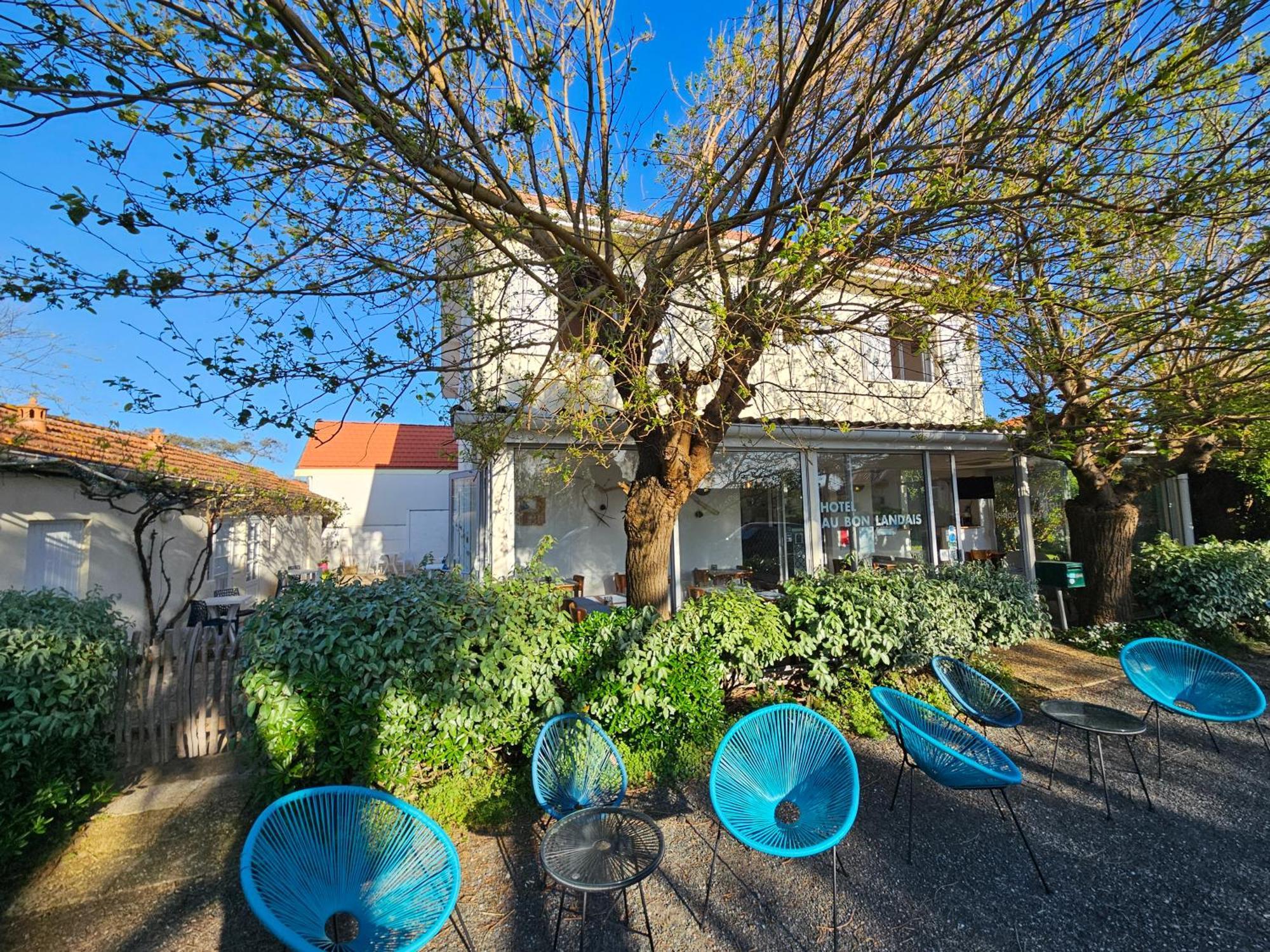 Hotel Au Bon Landais Biscarrosse-Plage Kültér fotó