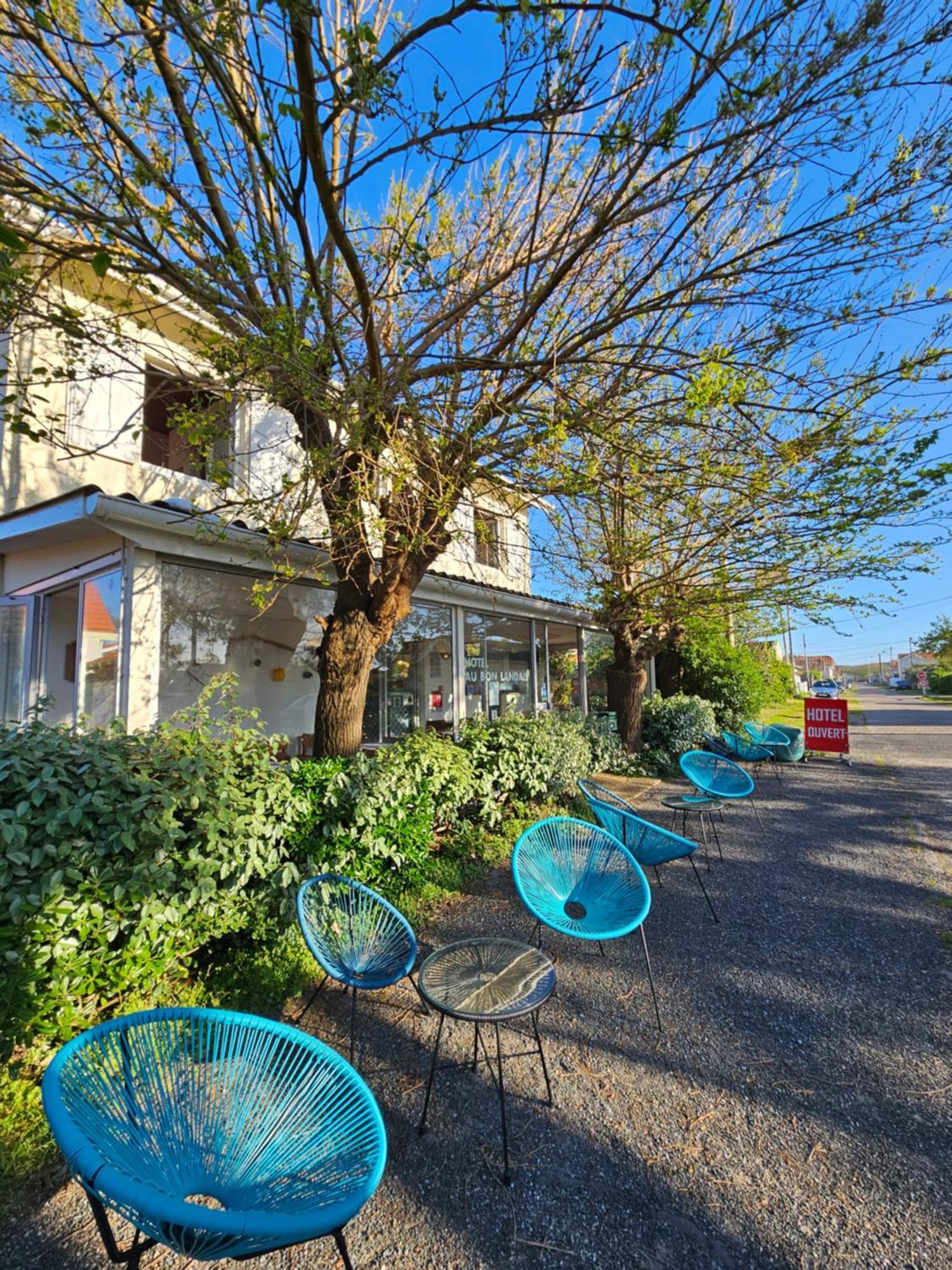 Hotel Au Bon Landais Biscarrosse-Plage Kültér fotó